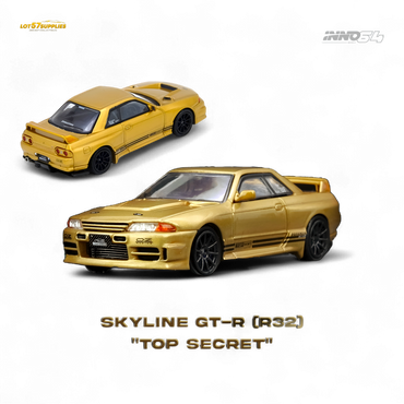 (Pre-Order) INNO64 TOP SECRET BNR32 GT-R - 650R Gold 1:64 (ONLINE ORDER ONLY)