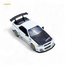 (Pre-Order) Inno64 Top Secret R34 GT-R - White 1:64 (ONLINE ORDER ONLY)