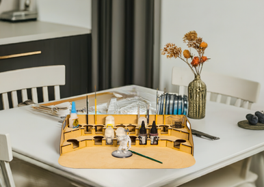 Painting Station Assembled - 34mm for GW, Citadel, Model Master, etc (Online Order Only) (Online Order Only)