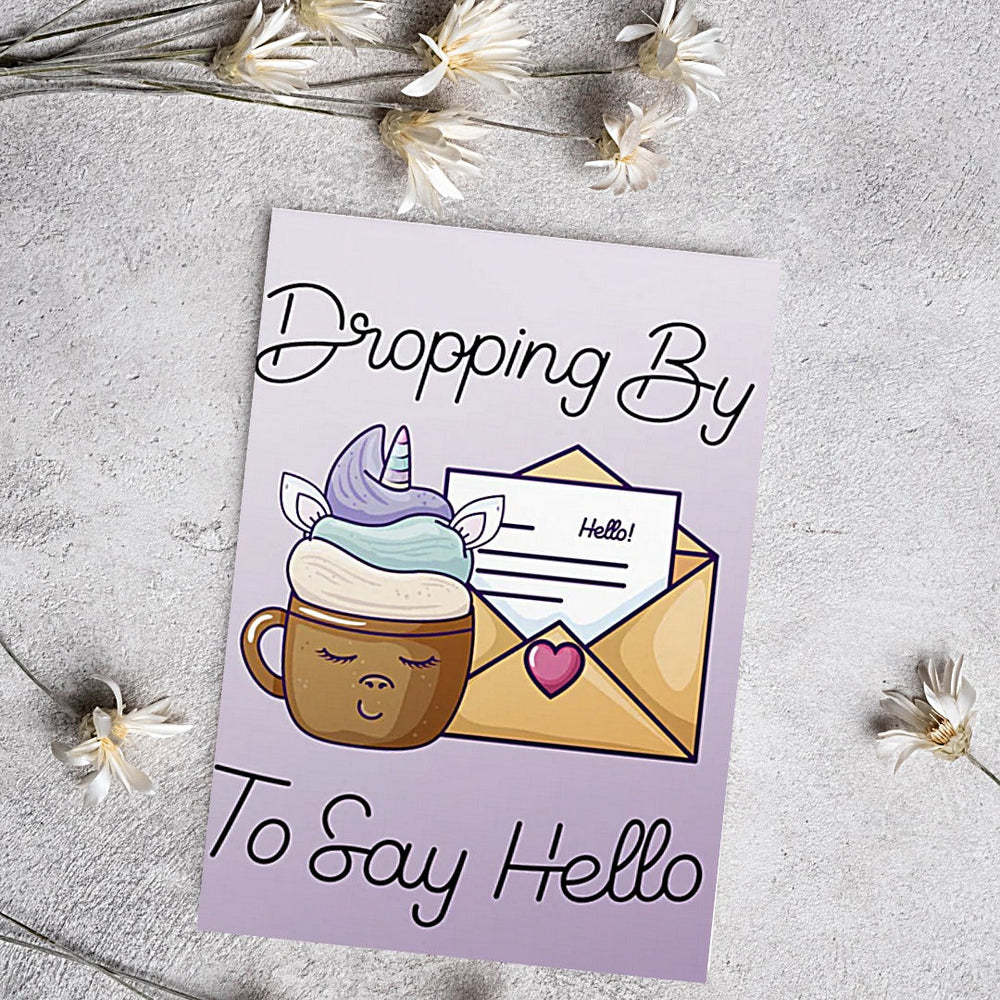 Dropping By to Say Hello, Thinking of You Card (ONLINE ORDER ONLY)