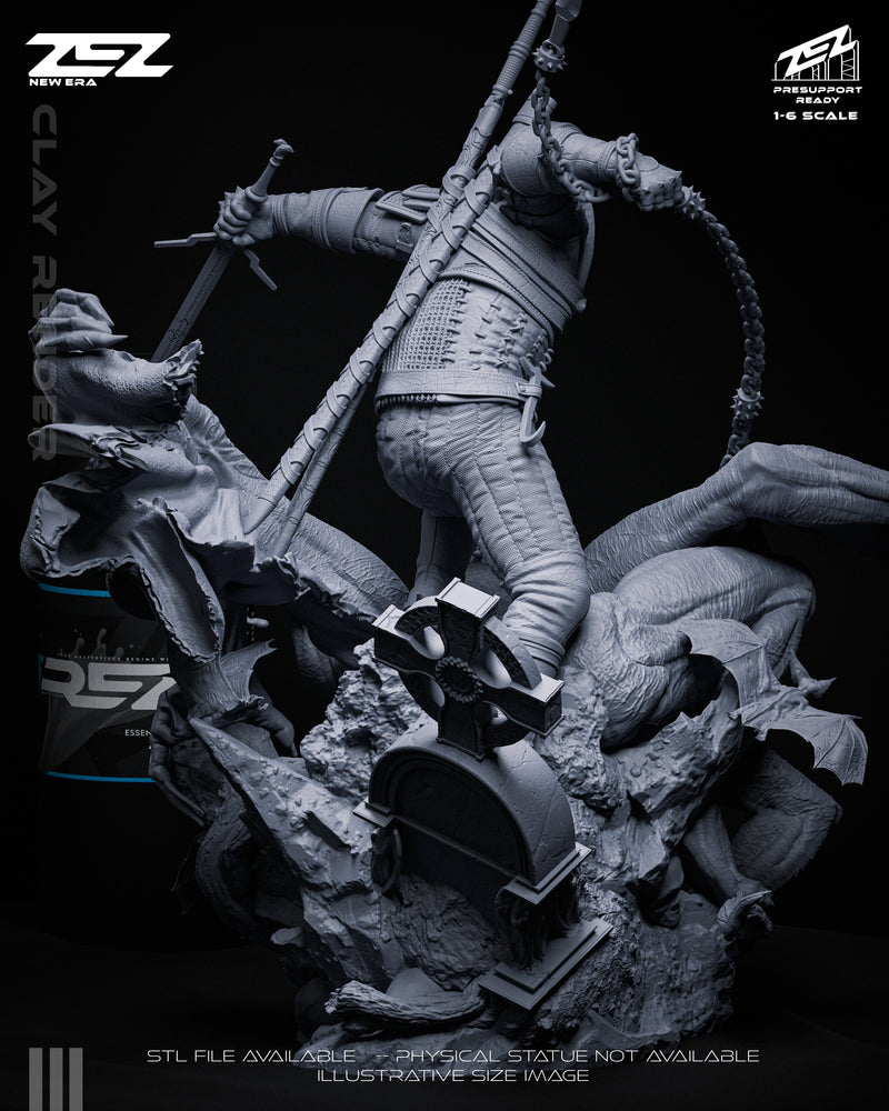 Geralt - The Witcher - 1:6 Scale & Bust (ONLINE ORDER ONLY)