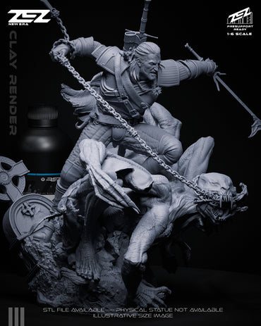 Geralt - The Witcher - 1:6 Scale & Bust (ONLINE ORDER ONLY)