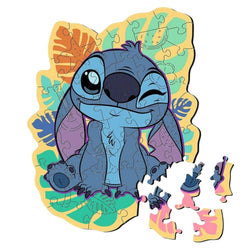 Trefl Kids Wood 50 Piece Wooden Contour Puzzle" - Happy Stitch / Disney Lilo&Stitch (ONLINE ORDER ONLY)