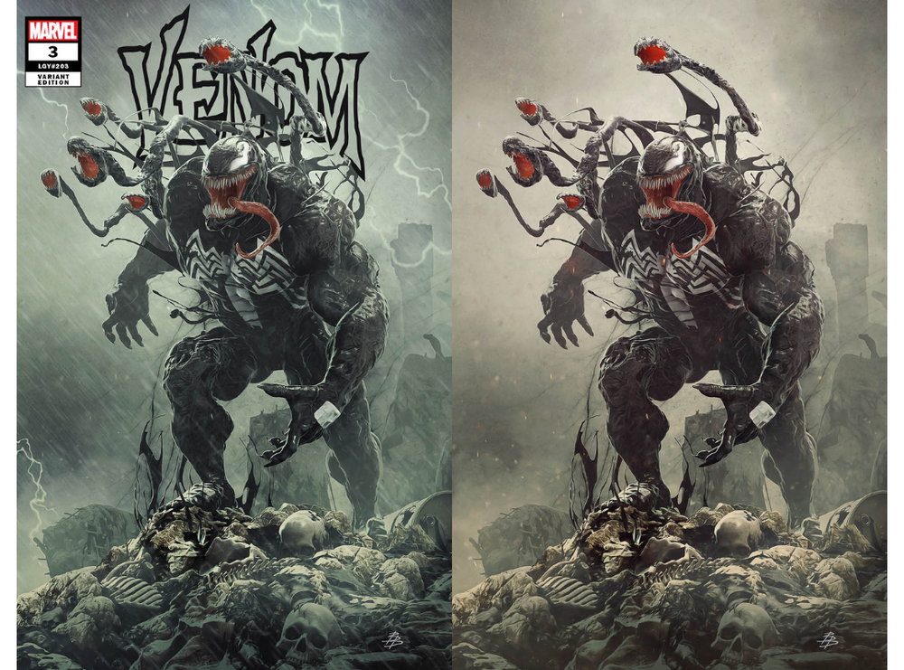 Venom #3 Bjorn Barends Variant (12/29/2021) Marvel (ONLINE ORDER ONLY)