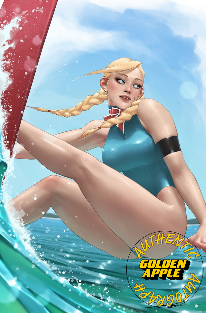 2025 Street Fighter & Friends Swimsuit Special #1 SIGNED Jeehyung Lee Cammy Surfing Bikini Variant (10/01/2025) Udon (ONLINE ORDER ONLY)