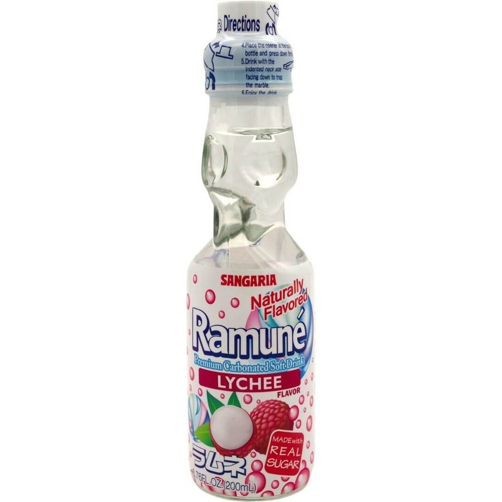 Ramune Lychee Flavor (1 Bottle) (ONLINE ORDER ONLY)