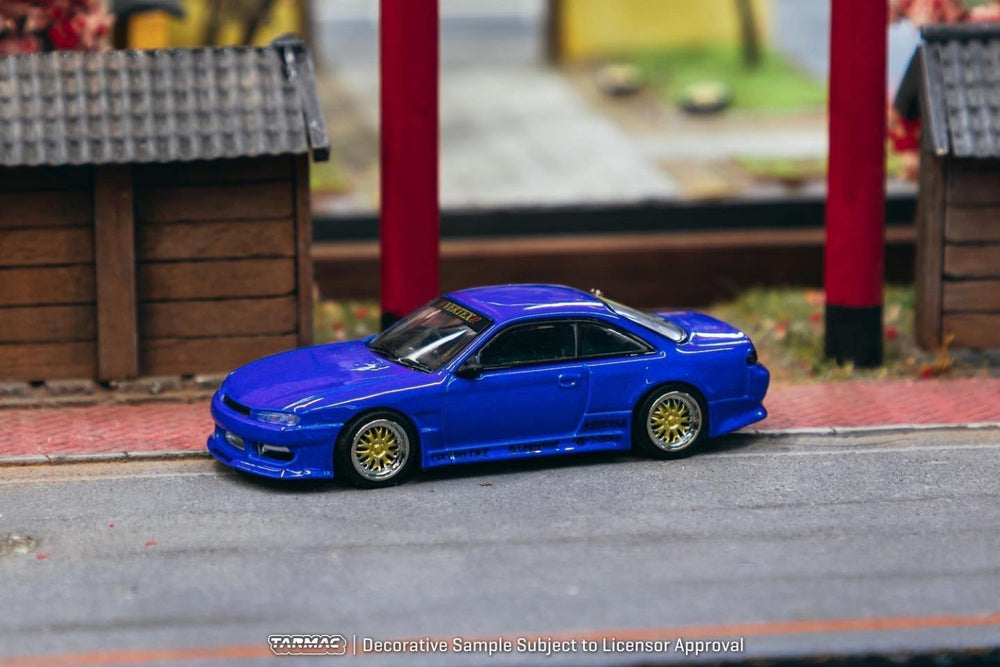 Tarmac Works Global64 VERTEX Silvia S14 Blue Metallic 1:64 (ONLINE ORDER ONLY)