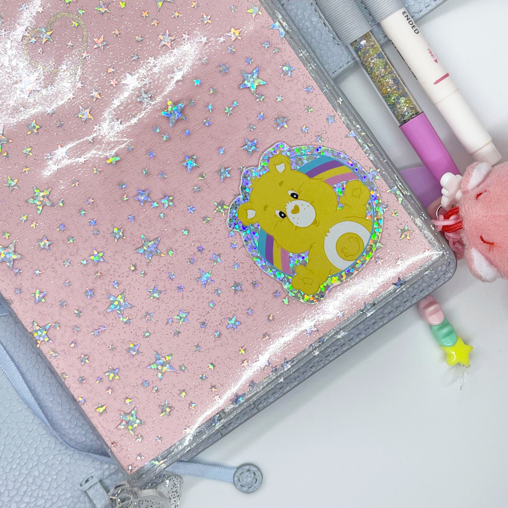 Funshine Bear Pixie Glitter Vinyl Sticker (ONLINE ORDER ONLY)