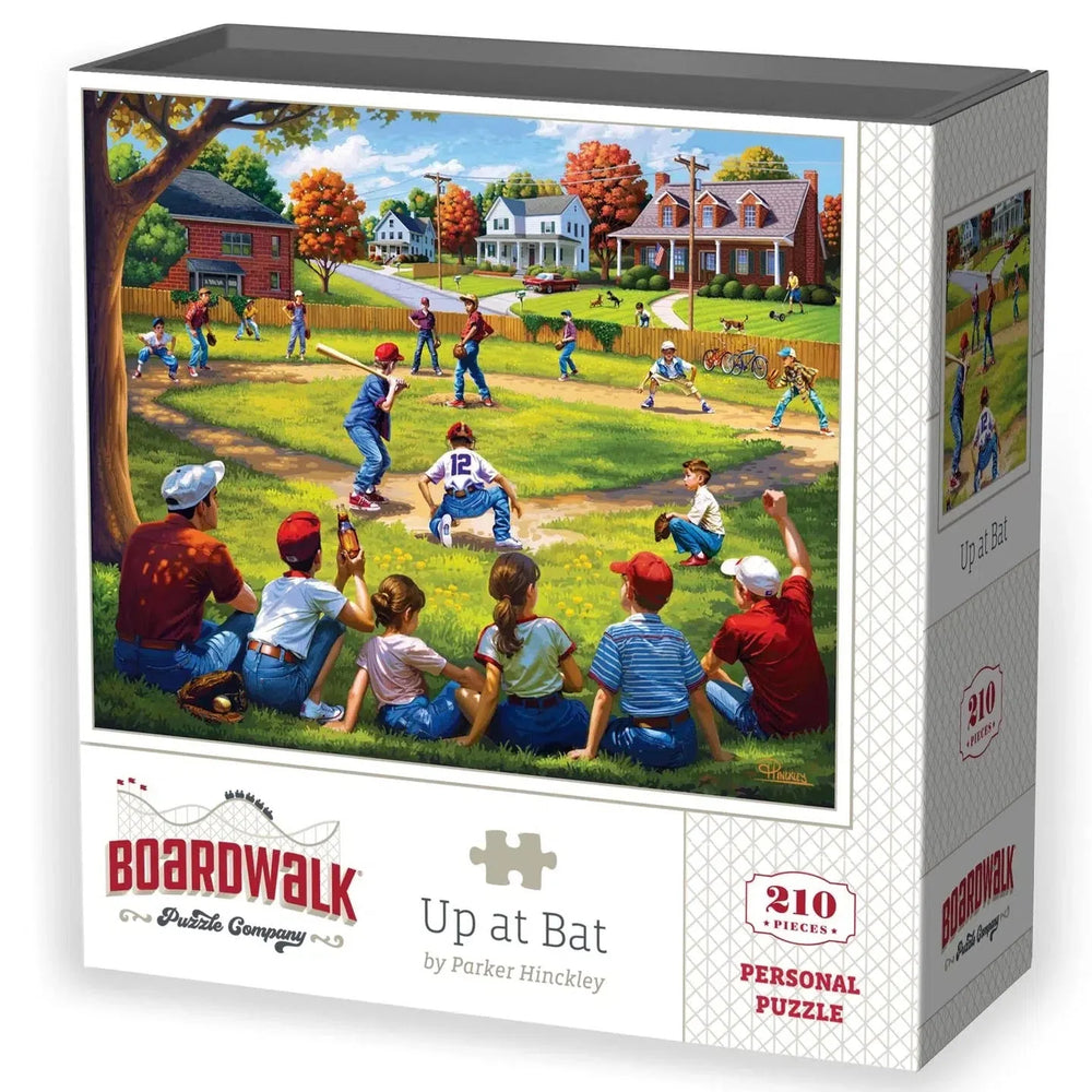 Up at Bat 210 Piece Jigsaw Puzzle Boardwalk (ONLINE ORDER ONLY)