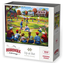 Up at Bat 210 Piece Jigsaw Puzzle Boardwalk (ONLINE ORDER ONLY)
