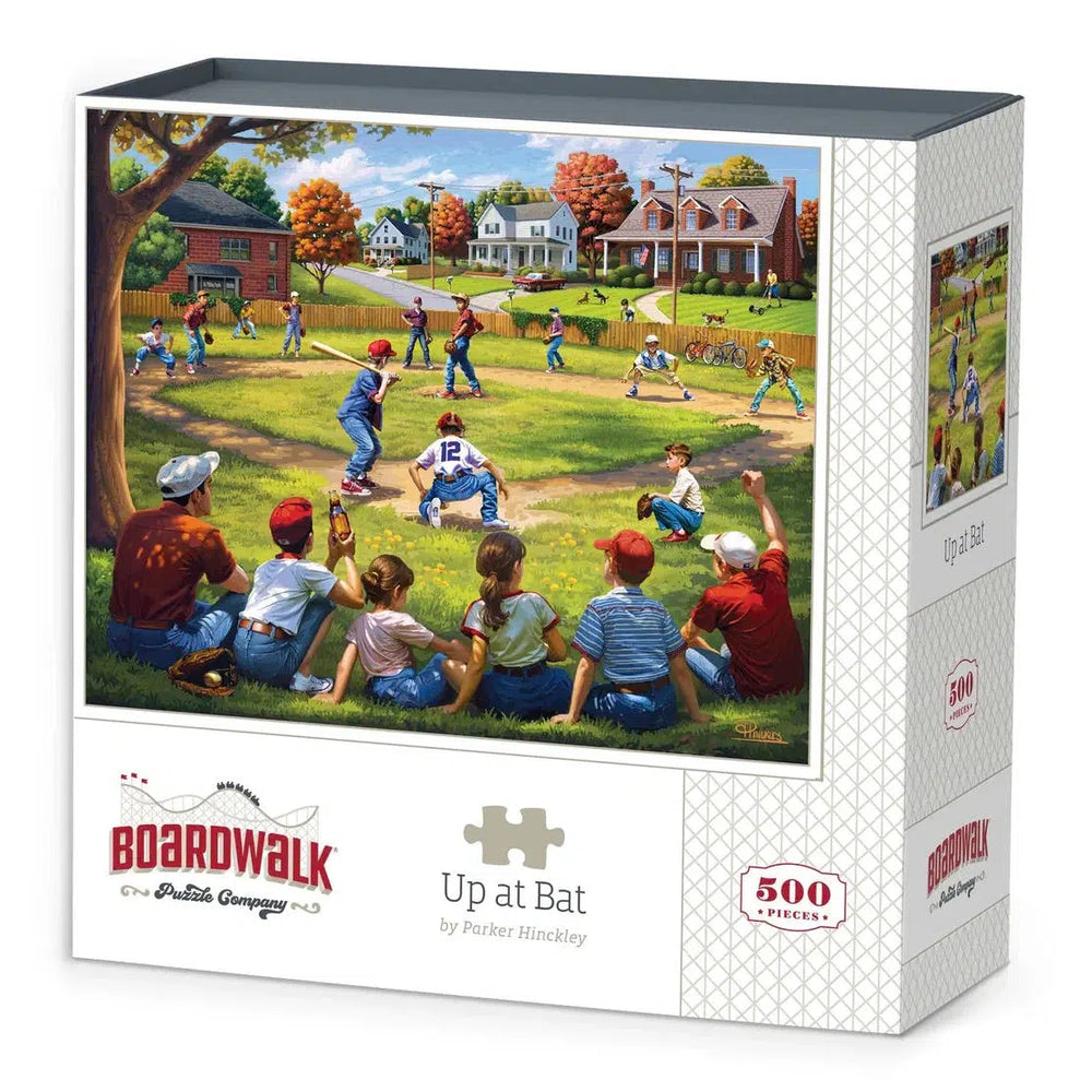 Up at Bat 500 Piece Jigsaw Puzzle Boardwalk (ONLINE ORDER ONLY)