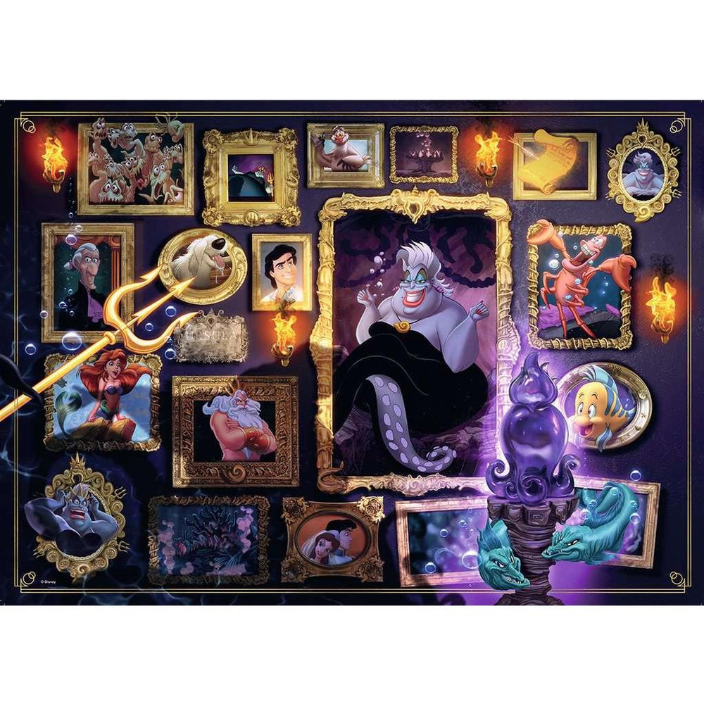 Ursula "Disney Villainous" 1000 Piece Jigsaw Puzzle Ravensburger (ONLINE ORDER ONLY)