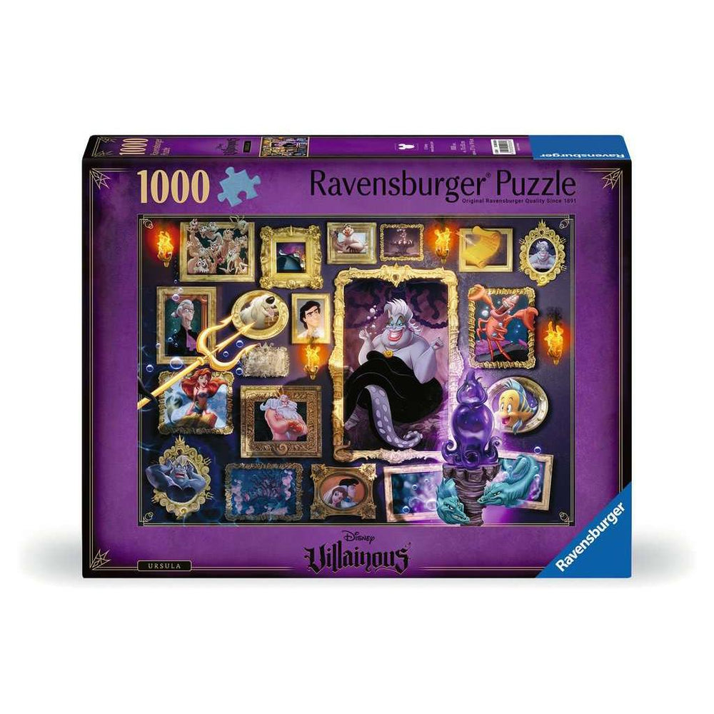 Ursula "Disney Villainous" 1000 Piece Jigsaw Puzzle Ravensburger (ONLINE ORDER ONLY)