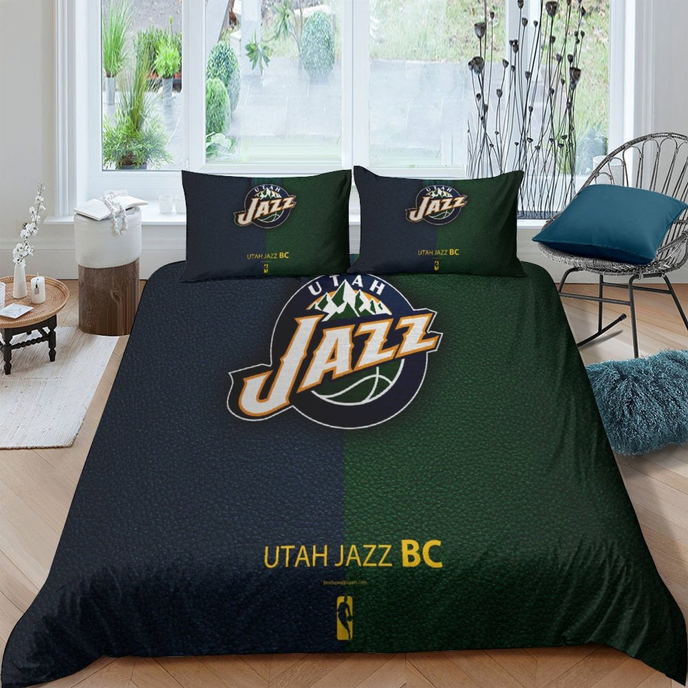 Utah Jazz Bedding Set Duvet Cover Without Filler (Online Order Only)