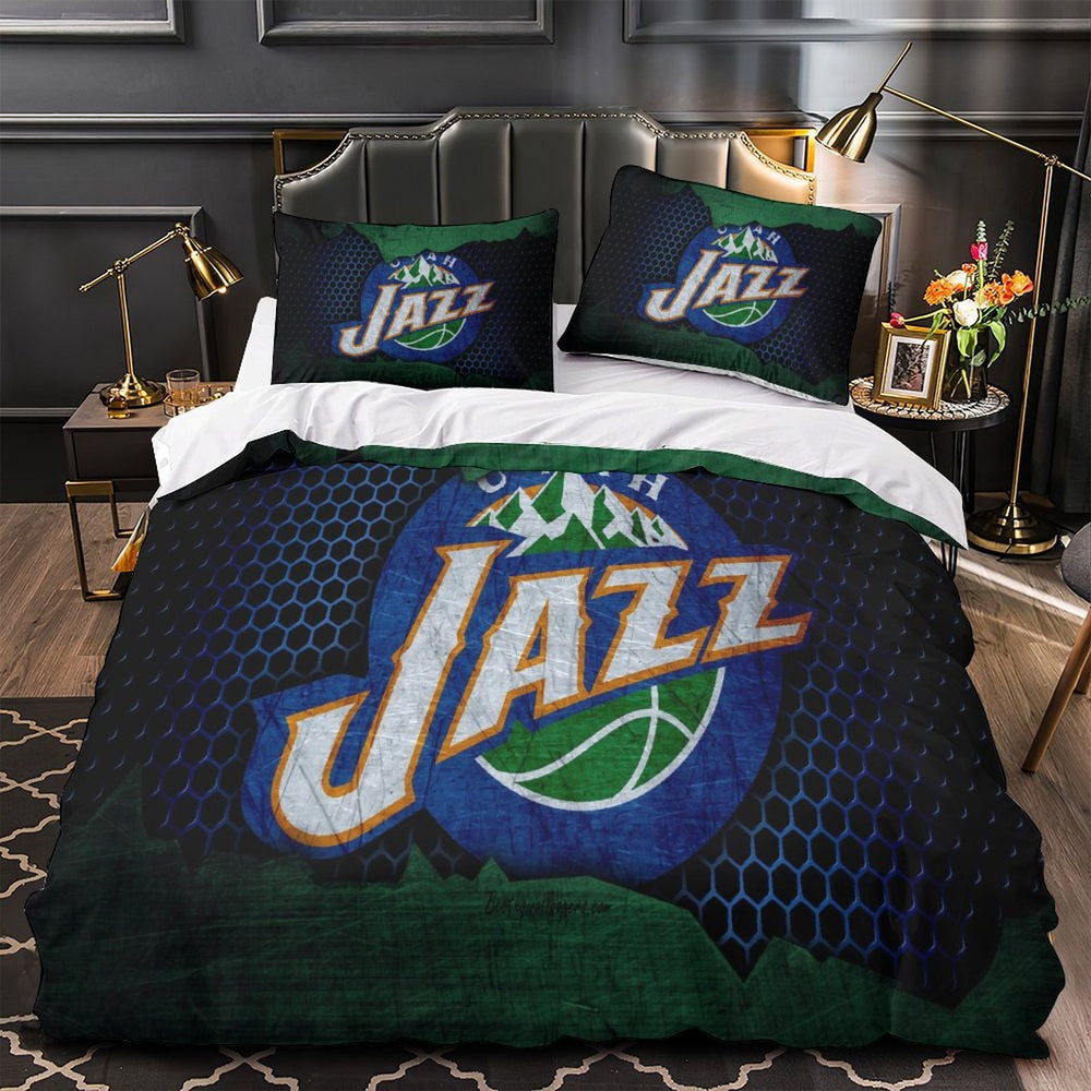 Utah Jazz Bedding Set Duvet Cover Without Filler (Online Order Only)