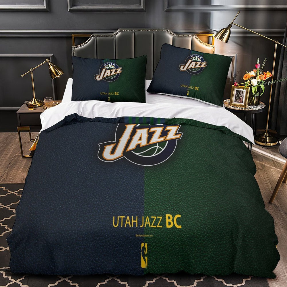 Utah Jazz Bedding Set Duvet Cover Without Filler (Online Order Only)
