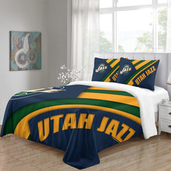 Utah Jazz Bedding Set Duvet Cover Without Filler (Online Order Only)