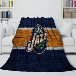 Utah Jazz Blanket Flannel Fleece Throw Room Decoration (Online Order Only)
