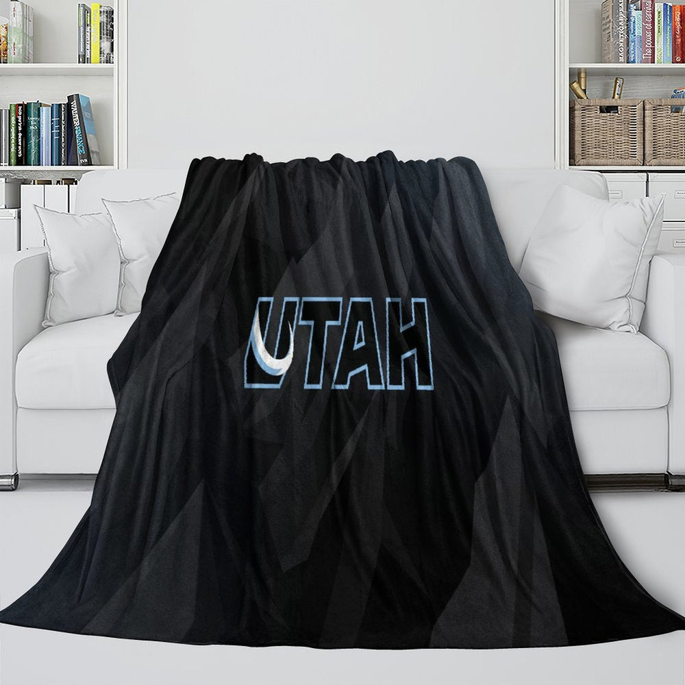 Utah Mammoth Blanket Flannel Throw Kids Room Decoration (Online Order Only)