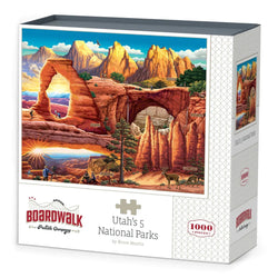 Utah's 5 National Parks 1000 Piece Jigsaw Puzzle Boardwalk (ONLINE ORDER ONLY)
