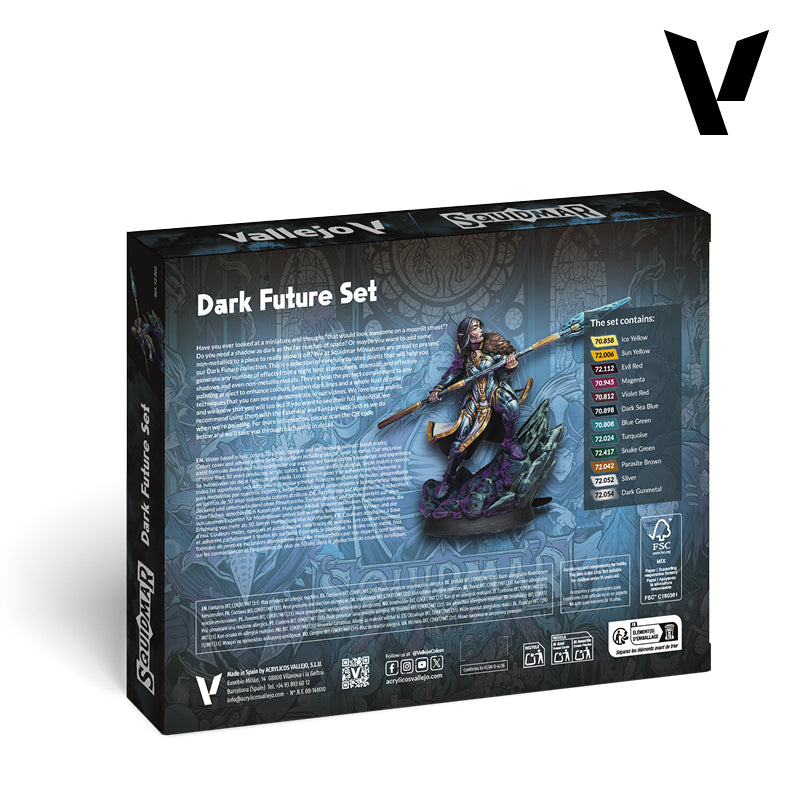 Licensed Paint Sets: Squidmar Miniatures - Dark Future Set (ONLINE ORDER ONLY)
