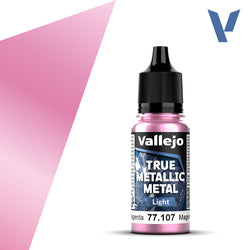 Vallejo True Metallic Metal: Crimson Magenta - Light (18 ml)