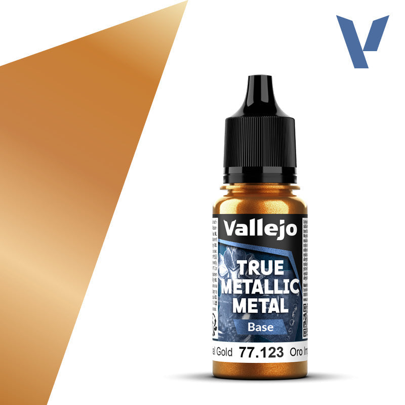 Vallejo True Metallic Metal: Imperial Gold - Base (18 ml)