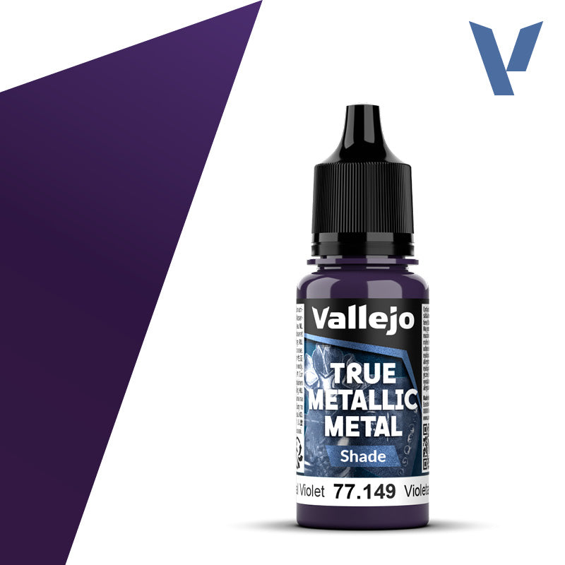 Vallejo True Metallic Metal: Celestial Violet - Shade (18 ml)