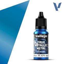Vallejo True Metallic Metal: Sapphire Blue - Airbrush (18 ml)