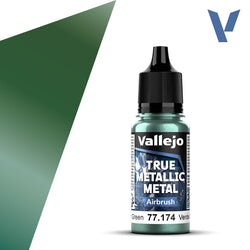 Vallejo True Metallic Metal: Dusken Green - Airbrush (18 ml)