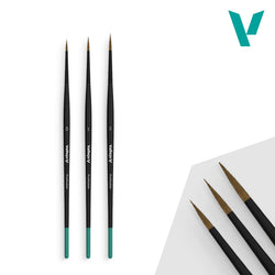 Hobby Brushes: Pro Modeler - Natural Hair - Design Set - Sizes 0, 1 & 2 (ONLINE ORDER ONLY)