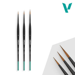 Hobby Brushes: Detail - Synthetic - Design Set - Sizes 0, 1 & 2 (ONLINE ORDER ONLY)