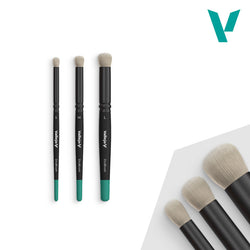 Hobby Brushes: Dry Brush - Natural Hair - Dry Brush Set - Small, Medium, & Large (ONLINE ORDER ONLY)