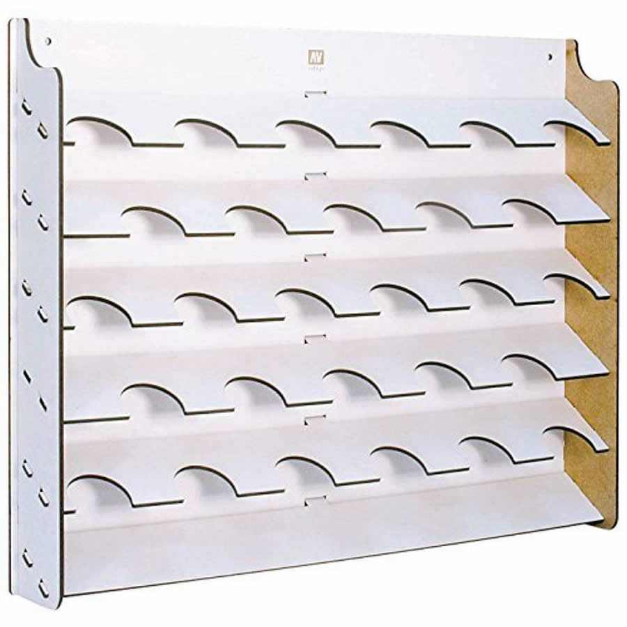 VAL26009 Wall Mount Display Rack For 35 and 60ml Bottles Vallejo (ONLINE ORDER ONLY)