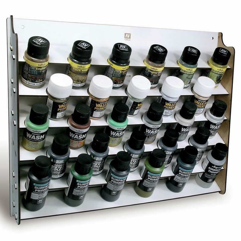 VAL26009 Wall Mount Display Rack For 35 and 60ml Bottles Vallejo (ONLINE ORDER ONLY)