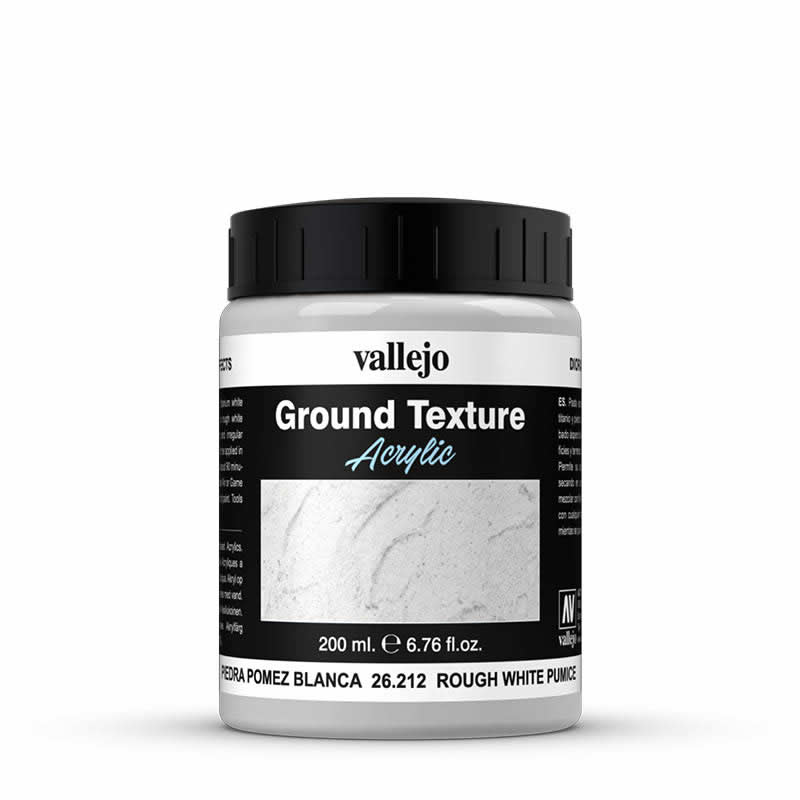 VAL26212 Rough White Pumice Stone Effects 200ml (6.75 Fl. Oz) Jar (ONLINE ORDER ONLY)