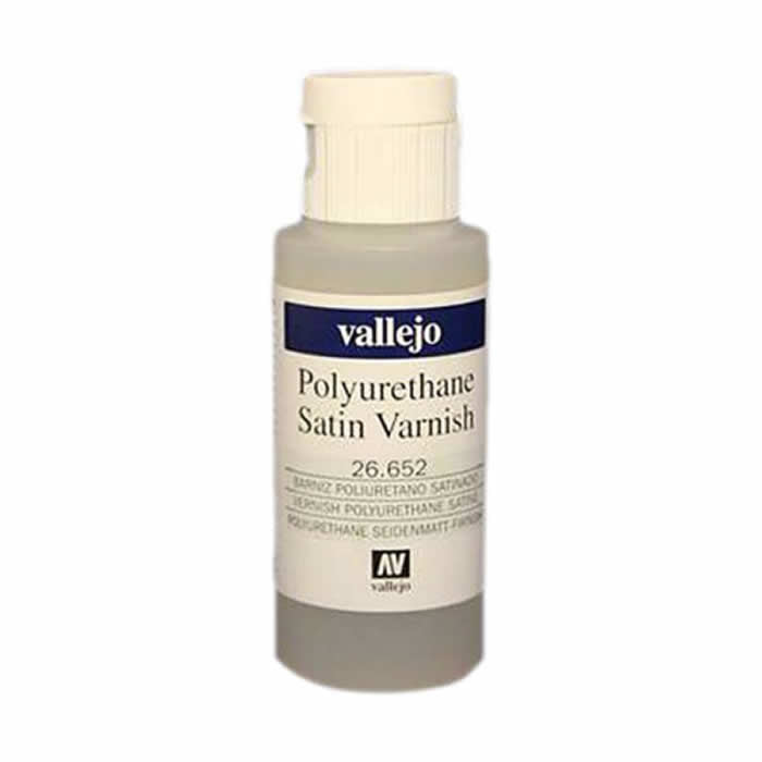 VAL26652 Satin Varnish Polyurethane 60ml Vallejo (ONLINE ORDER ONLY)