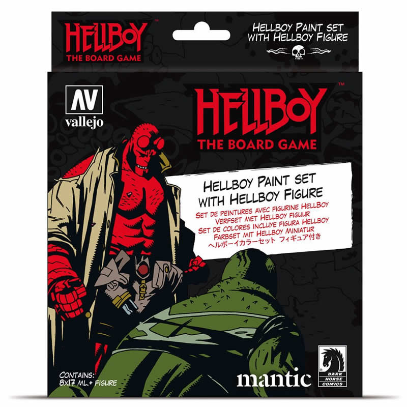 VAL70187 Acrylic Color Paint Set  for Hellboy The Board Game Vallejo Paints (ONLINE ORDER ONLY)