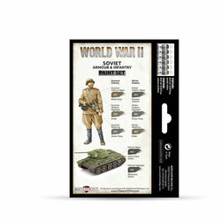 VAL70202 Soviet Armour And Infantry Acrylic Color Set Vallejo (ONLINE ORDER ONLY)