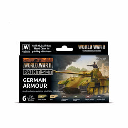 VAL70205 German WWII Armour Acrylic Color Set Vallejo (ONLINE ORDER ONLY)