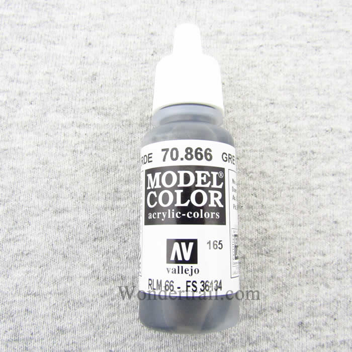 VAL70866 Grey Green Model Color Acrylic Paint 17ml (.57 Fl Oz) Bottle (ONLINE ORDER ONLY)