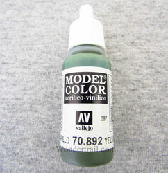 VAL70892 Yellow Olive Model Color Acrylic Paint 17ml (.57 Fl Oz) Bottle (ONLINE ORDER ONLY)