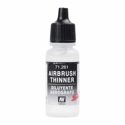 VAL71261 Airbrush Thinner 17ml Bottle Vallejo (ONLINE ORDER ONLY)