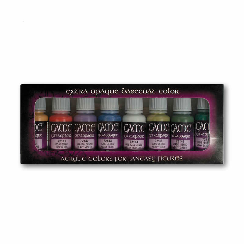VAL72294 Extra Opaque Acrylic Game Color Paint Set Vallejo Paints (ONLINE ORDER ONLY)