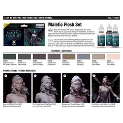 VAL74102 Malefic Flesh Set Fantasy Pro Vallejo (ONLINE ORDER ONLY)