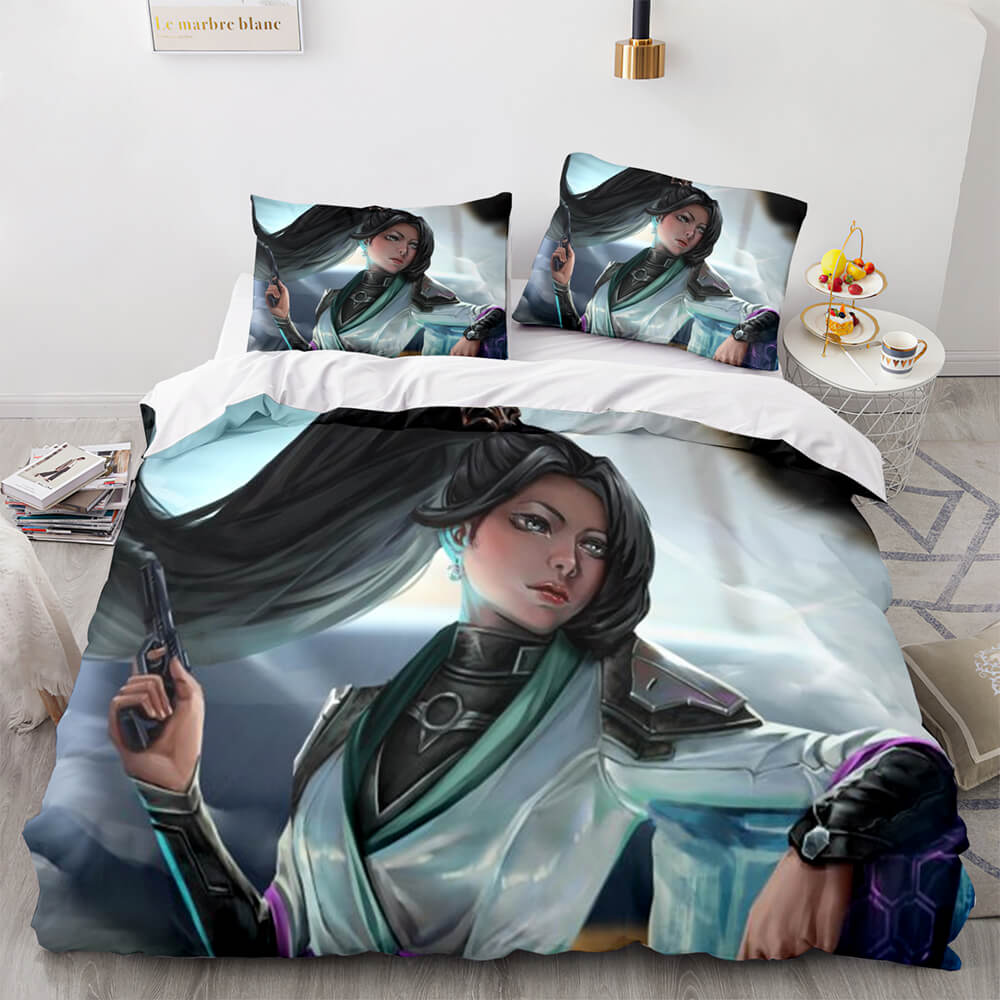 VALORANT Bedding Set Cosplay Quilt Cover Without Filler (Online Order Only)