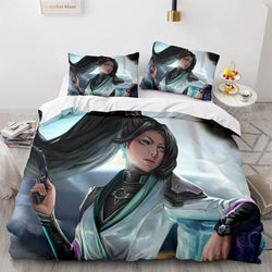 VALORANT Bedding Set Cosplay Quilt Cover Without Filler (Online Order Only)