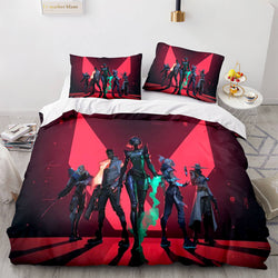 VALORANT Bedding Set Cosplay Quilt Cover Without Filler (Online Order Only)