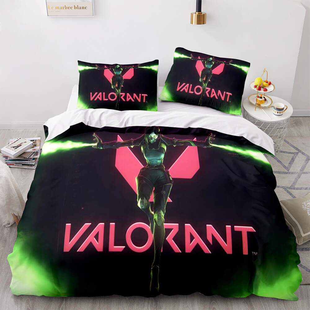 VALORANT Bedding Set Cosplay Quilt Cover Without Filler (Online Order Only)
