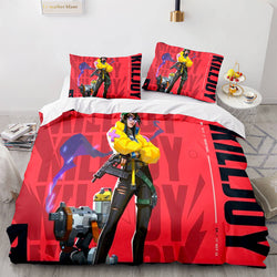 VALORANT Bedding Set Cosplay Quilt Cover Without Filler (Online Order Only)